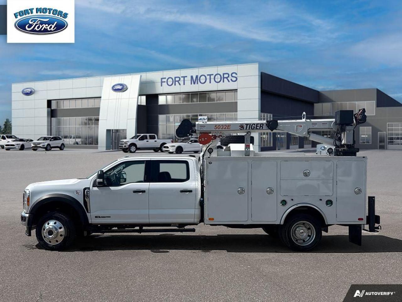 2023 Ford SUPER DUTY F-550 DRW SERVICE BODY WITH CRANE Photo2