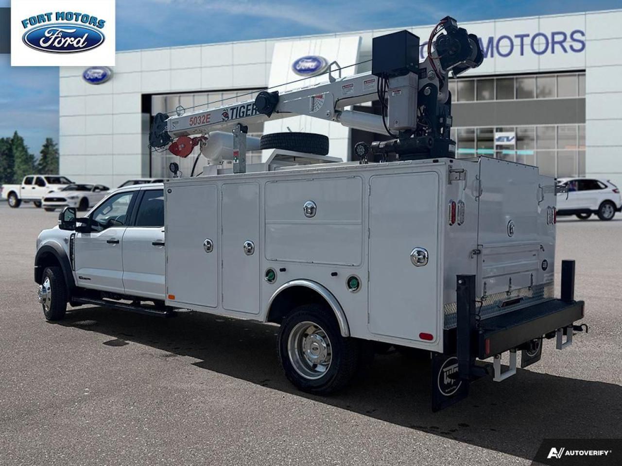 2023 Ford SUPER DUTY F-550 DRW SERVICE BODY WITH CRANE Photo3