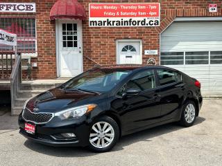 Used 2016 Kia Forte LX Heated Cloth Bluetooth FM/XM A/C Alloys Keyless for sale in Bowmanville, ON