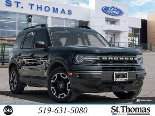 Used 2022 Ford Bronco Sport Outer Banks AWD Leather Heated Seats, Tech Package, Alloy Wheels for sale in St Thomas, ON