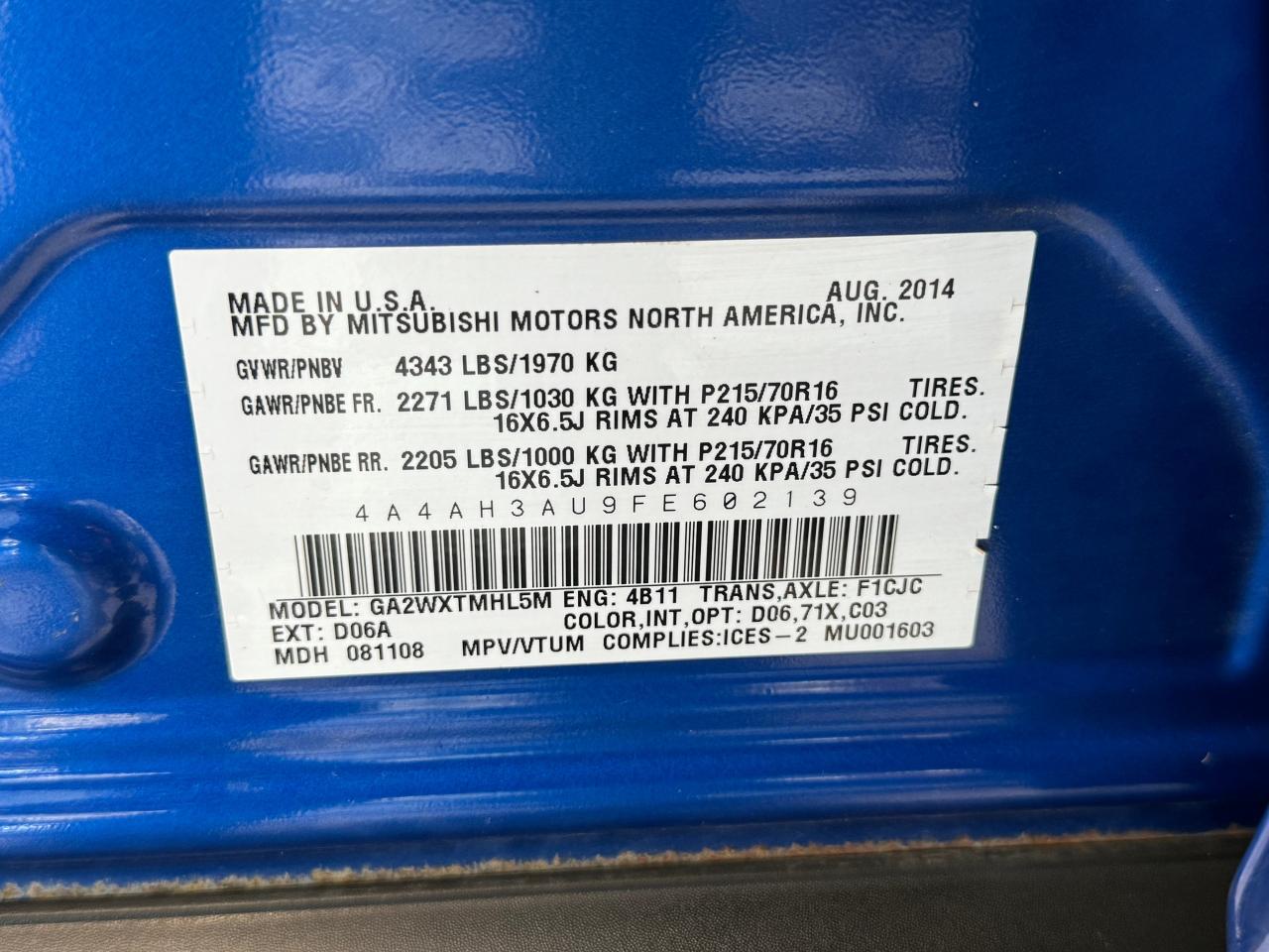 2015 Mitsubishi RVR SE+Heated Seats+New Tires+CLEAN CARFAX - Photo #42