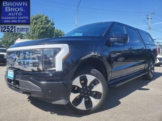 Used 2023 Ford F-150 Lightning Platinum 4WD SuperCrew 5.5' Box for sale in Surrey, BC
