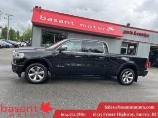 Used 2020 RAM 1500 Limited, EcoDiesel, Air Suspension, PanoRoof, Nav! for sale in Surrey, BC