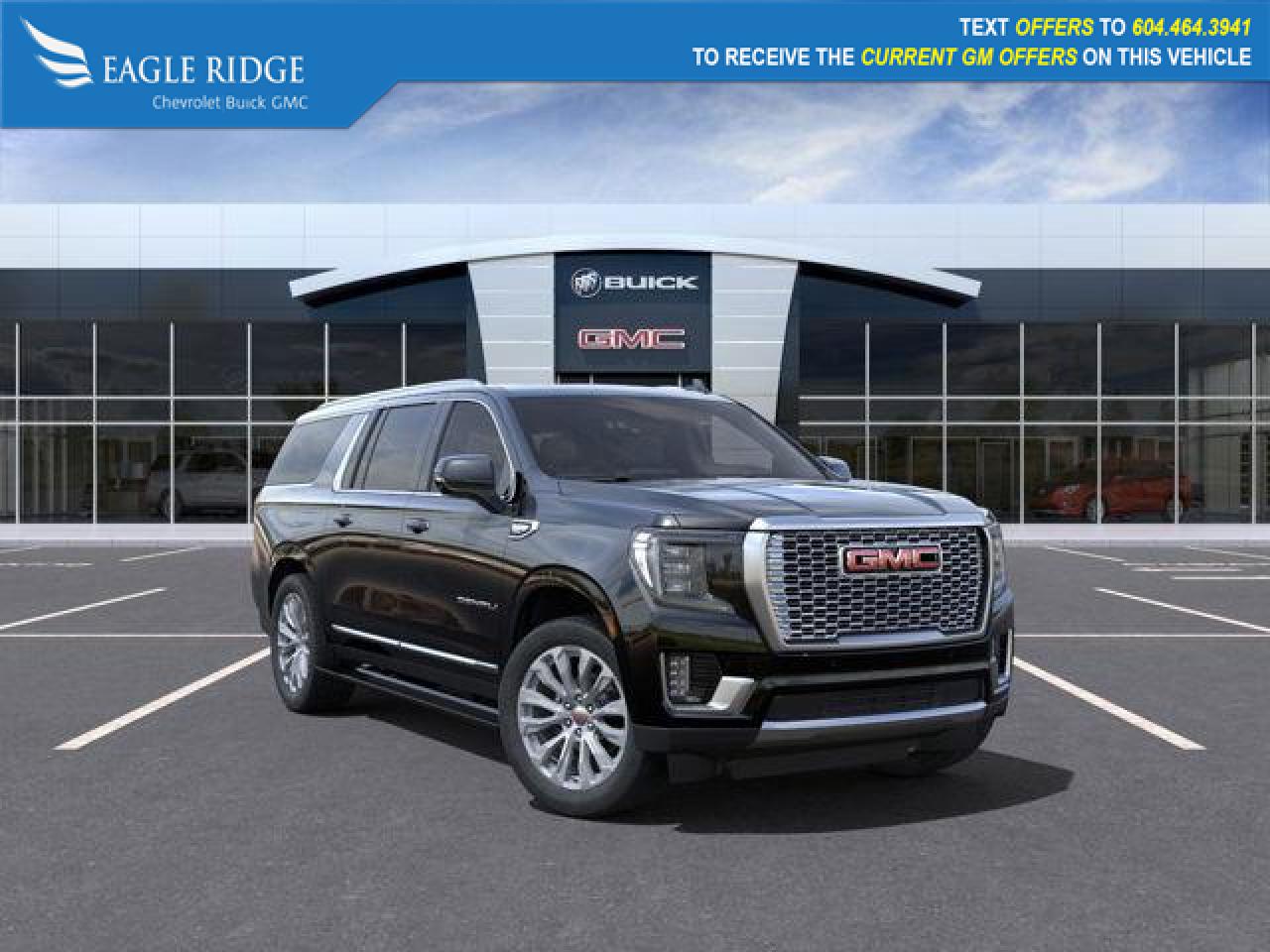 New 2024 GMC Yukon XL Denali 4x4, Rear camera, engine control stop/start system, Air ride adaptive suspension, 10.2 