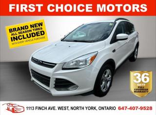 Used 2014 Ford Escape SE ~AUTOMATIC, FULLY CERTIFIED WITH WARRANTY!!!~ for sale in North York, ON