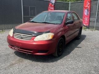 Used 2003 Toyota Corolla CE for sale in Trois-Rivières, QC