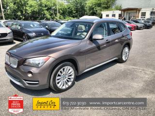 Used 2014 BMW X1 xDrive28i LEATHERETTE, PANO.ROOF, HTD. SEATS, HTD. for sale in Ottawa, ON