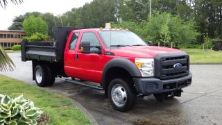 Used 2012 Ford F-450 SD Super Cab Dump Truck 4WD Dually with Plow for sale in Burnaby, BC