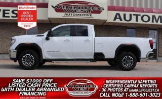 Used 2022 GMC Sierra 2500 HD SLE PREMIUM, LOADED, HTD SEATS, CLEAN LOCAL TRADE! for sale in Headingley, MB
