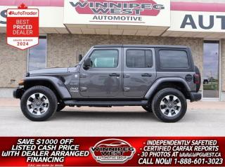 Used 2021 Jeep Wrangler UNLIMITED SAHARA EDITION 2.0T 4X4, LOADED & SHARP! for sale in Headingley, MB