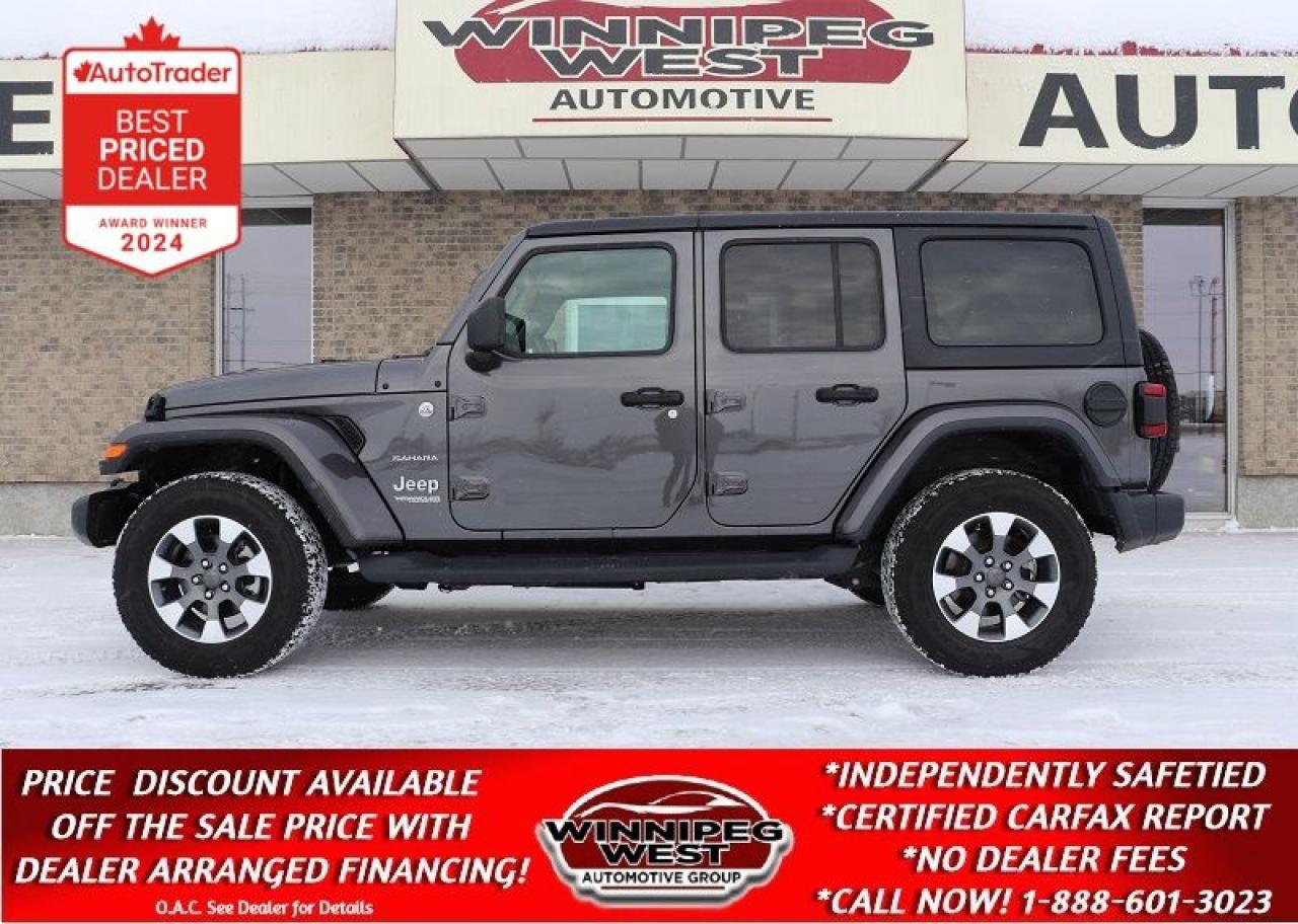 Used 2021 Jeep Wrangler UNLIMITED SAHARA EDITION 2.0T 4X4, LOADED & SHARP! for sale in Headingley, MB