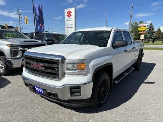 Used 2015 GMC Sierra 1500 4x4 Crew Cab 153.0 ~Bluetooth ~Ko2 Tires ~Alloys for sale in Barrie, ON