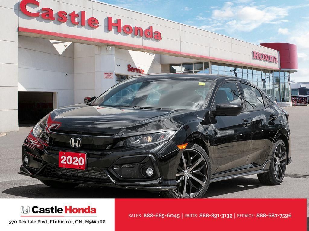 Used 2020 Honda Civic Hatchback Sport Hatch Sunroof Alloy Wheels Remote Start for Sale in Rexdale, Ontario