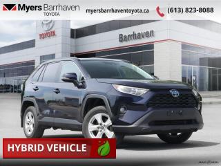 <b>Certified, Sunroof,  Heated Steering Wheel,  Power Liftgate,  Heated Seats,  Aluminum Wheels!</b><br> <br>  Compare at $34214 - Our Live Market Price is just $32898! <br> <br>   The all-new 2019 RAV4 opens a world of excitement while keeping up with the demands of modern life. This  2019 Toyota RAV4 is fresh on our lot in Ottawa. <br> <br>Introducing the all-new 2019 Toyota RAV4, a radical redesign of a storied legend. While the RAV4 is loaded with modern creature comforts, conveniences, and safety, this SUV is still true to its roots with incredible capability. Make new and exciting memories in this ultra efficient Toyota RAV4! This  SUV has 78,739 kms and is a Certified Pre-Owned vehicle. Its  blueprint in colour  . It has an automatic transmission and is powered by a  219HP 2.5L 4 Cylinder Engine.  And its got a certified used vehicle warranty for added peace of mind. <br> <br> Our RAV4s trim level is Hybrid XLE. Stepping up to this luxurious all-wheel drive RAV4 Hybrid XLE is an excellent choice as it comes with premium features such as a power sunroof, dual zone climate control, Toyotas Smart Key system with push button start, a 7 inch touchscreen with Entune Audio 3.0, Apple CarPlay, extra USB and aux inputs, heated seats with more premium seat material, a leather heated steering wheel and stylish aluminum wheels. Additional features includes a power drivers seat, LED headlights, fog lights, heated power mirrors, Toyota Safety Sense 2.0, dynamic radar cruise control, automatic highbeam assist, blind spot monitoring with rear cross traffic alert, and lane keep assist with lane departure warning plus so much more. This vehicle has been upgraded with the following features: Sunroof,  Heated Steering Wheel,  Power Liftgate,  Heated Seats,  Aluminum Wheels,  Apple Carplay,  Blind Spot Monitoring. <br> <br>To apply right now for financing use this link : <a href=https://www.myersbarrhaventoyota.ca/quick-approval/ target=_blank>https://www.myersbarrhaventoyota.ca/quick-approval/</a><br><br> <br/>Not every used vehicle on the lot at Myers Barrhaven Toyota comes with the Toyota Certified Used Vehicle distinction, but the ones that do can be purchased with the knowledge that they are the cream of the crop when it comes to choosing a pre-owned vehicle. While we stand confidently by all of our vehicles, and they all pass our own internal inspection, these select Toyotas have passed an additional rigorous 160 point inspection to earn this distinction and all the benefits that come with it.Toyotas are phenomenal machines, and they tend to hold their value regardless, but once they have passed the Toyota Certified Used inspection it qualifies for a host of additional benefits that come right from the manufacturer. These benefits include, but are certainly not limited to, 6-10 month/ 10,000km Powertrain and Roadside Assistance Coverage, zero deductible, extensive mechanical and appearance reconditioning, a full carfax report, a complimentary first oil and filter change, and a guarantee of satisfaction up to seven days or 1,500 km, and that is all on top of our own programs and guarantees.<br> <br/><br> Buy this vehicle now for the lowest bi-weekly payment of <b>$251.60</b> with $0 down for 84 months @ 9.99% APR O.A.C. ( Plus applicable taxes -  Plus applicable fees   ).  See dealer for details. <br> <br>At Myers Barrhaven Toyota we pride ourselves in offering highly desirable pre-owned vehicles. We truly hand pick all our vehicles to offer only the best vehicles to our customers. No two used cars are alike, this is why we have our trained Toyota technicians highly scrutinize all our trade ins and purchases to ensure we can put the Myers seal of approval. Every year we evaluate 1000s of vehicles and only 10-15% meet the Myers Barrhaven Toyota standards. At the end of the day we have mutual interest in selling only the best as we back all our pre-owned vehicles with the Myers *LIFETIME ENGINE TRANSMISSION warranty. Thats right *LIFETIME ENGINE TRANSMISSION warranty, were in this together! If we dont have what youre looking for not to worry, our experienced buyer can help you find the car of your dreams! Ever heard of getting top dollar for your trade but not really sure if you were? Here we leave nothing to chance, every trade-in we appraise goes up onto a live online auction and we get buyers coast to coast and in the USA trying to bid for your trade. This means we simultaneously expose your car to 1000s of buyers to get you top trade in value. <br>We service all makes and models in our new state of the art facility where you can enjoy the convenience of our onsite restaurant, service loaners, shuttle van, free Wi-Fi, Enterprise Rent-A-Car, on-site tire storage and complementary drink. Come see why many Toyota owners are making the switch to Myers Barrhaven Toyota. <br>*LIFETIME ENGINE TRANSMISSION WARRANTY NOT AVAILABLE ON VEHICLES WITH KMS EXCEEDING 140,000KM, VEHICLES 8 YEARS & OLDER, OR HIGHLINE BRAND VEHICLE(eg. BMW, INFINITI. CADILLAC, LEXUS...) o~o