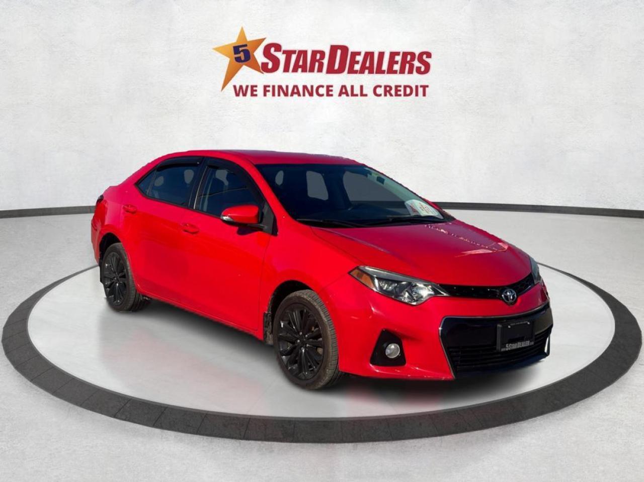 Used 2015 Toyota Corolla S LOADED  LEATHER CERTIFIED  WE FINANCE ALL CREDIT for sale in London, ON