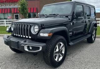 Used 2023 Jeep Wrangler SAHARA 4 PORTES 4X4 for sale in Watford, ON
