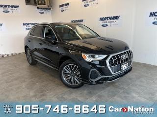 Used 2022 Audi Q3 TECHNIK | S- LINE |AWD | LEATHER | PANO ROOF | NAV for sale in Brantford, ON