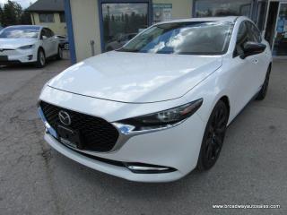 Used 2021 Mazda MAZDA3 ALL-WHEEL DRIVE PREMIUM-VERSION 5 PASSENGER 2.5L - DOHC.. SPORT-MODE.. NAVIGATION.. LEATHER.. HEATED SEATS & WHEEL.. POWER SUNROOF.. for sale in Bradford, ON