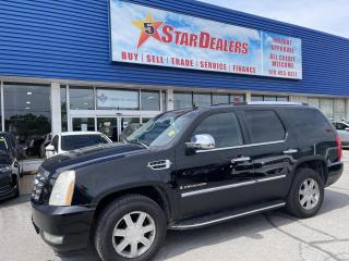 Used 2008 Cadillac Escalade CERTIFIED DVD AWD LEATHER LOADED WE FINANCE ALL CR for sale in London, ON