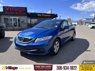 Used 2015 Honda Civic LX - Bluetooth -  Cruise Control for sale in Saskatoon, SK