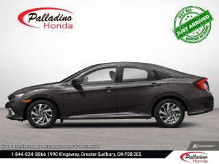 Used 2019 Honda Civic Sedan EX CVT  - Sunroof -  Remote Start for sale in Sudbury, ON