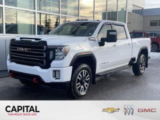Used 2023 GMC Sierra 3500 HD AT4 + DRIVER SAFETY PACKAGE + MULTI PROP TAILGATE + LUXURY PACKAGE. for sale in Calgary, AB