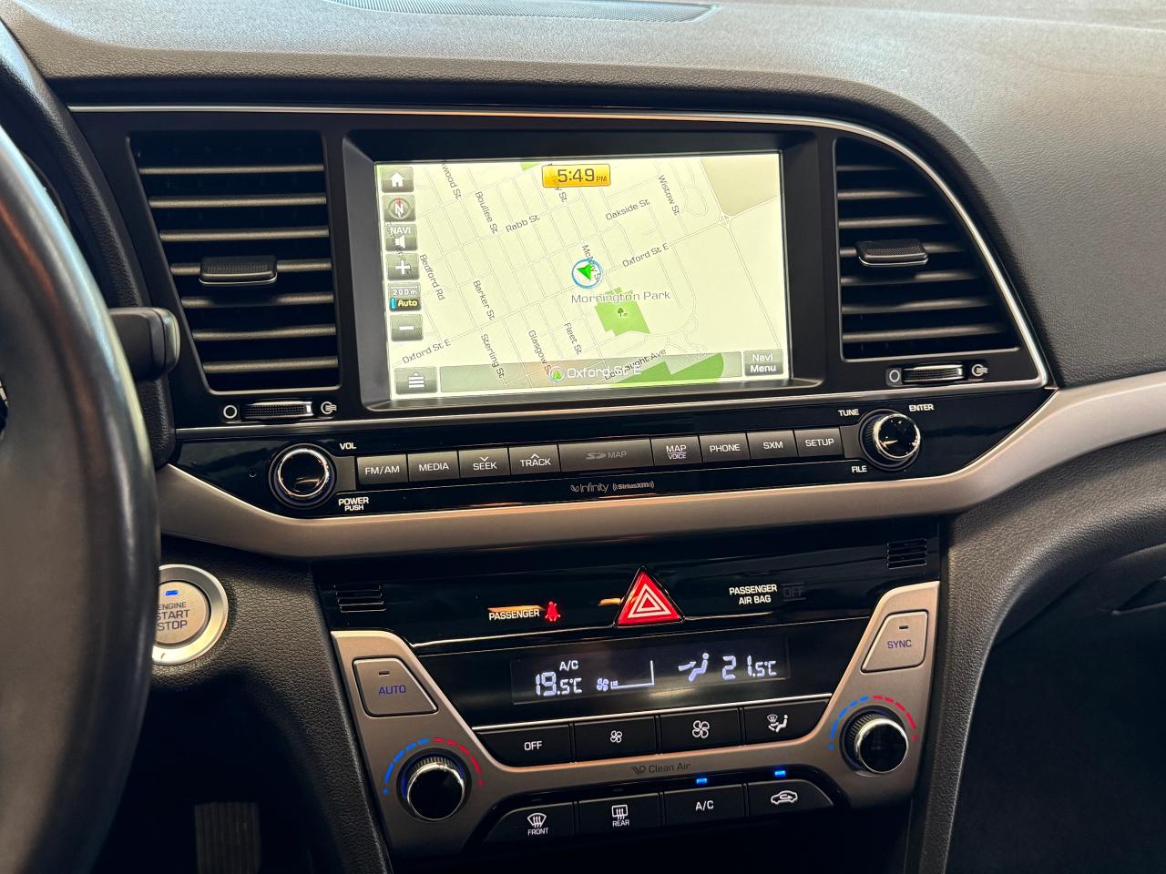 2017 Hyundai Elantra Limited+GPS+Roof+Leather+ApplePlay+CLEAN CARFAX - Photo #11