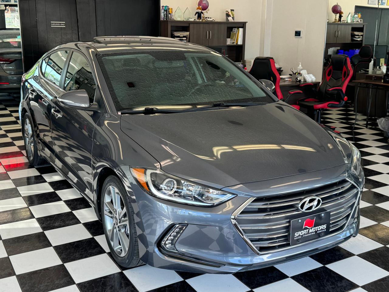 2017 Hyundai Elantra Limited+GPS+Roof+Leather+ApplePlay+CLEAN CARFAX - Photo #7