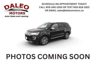 Used 2017 Ford Explorer 4WD Platinum / 6 PASS / WOOD TRIM / LEATHER / NAV for sale in Hamilton, ON