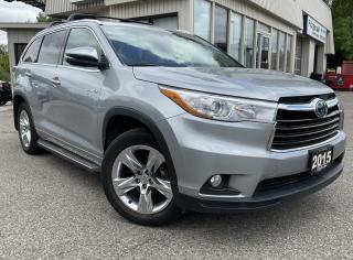 Used 2015 Toyota Highlander HYBRID Limited AWD - LEATHER! NAV! BACK-UP CAM! BSM! PANO ROOF! for sale in Kitchener, ON