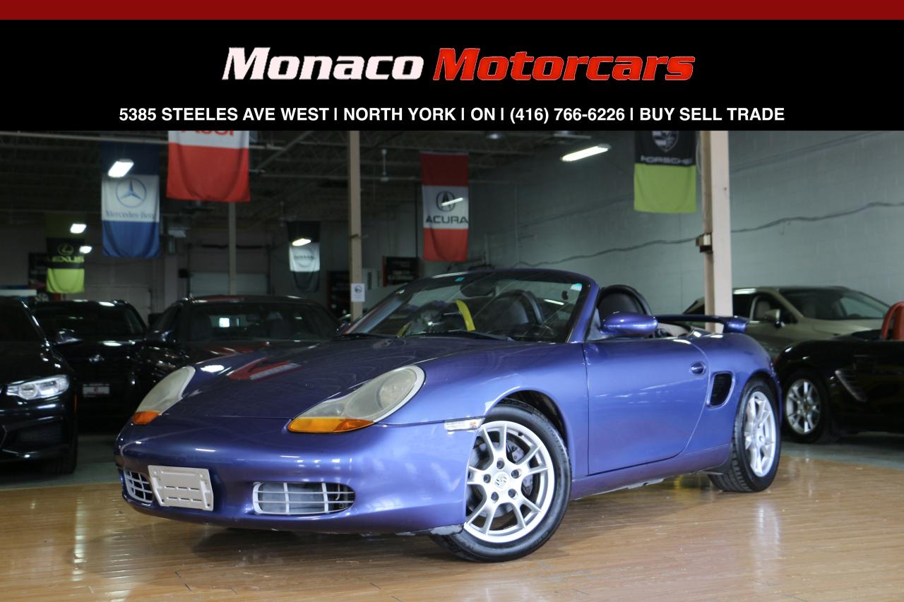 Used 1999 Porsche Boxster 2.5L - MANUAL|CAMERA|BLUETOOTH|SPOILER for sale in North York, ON