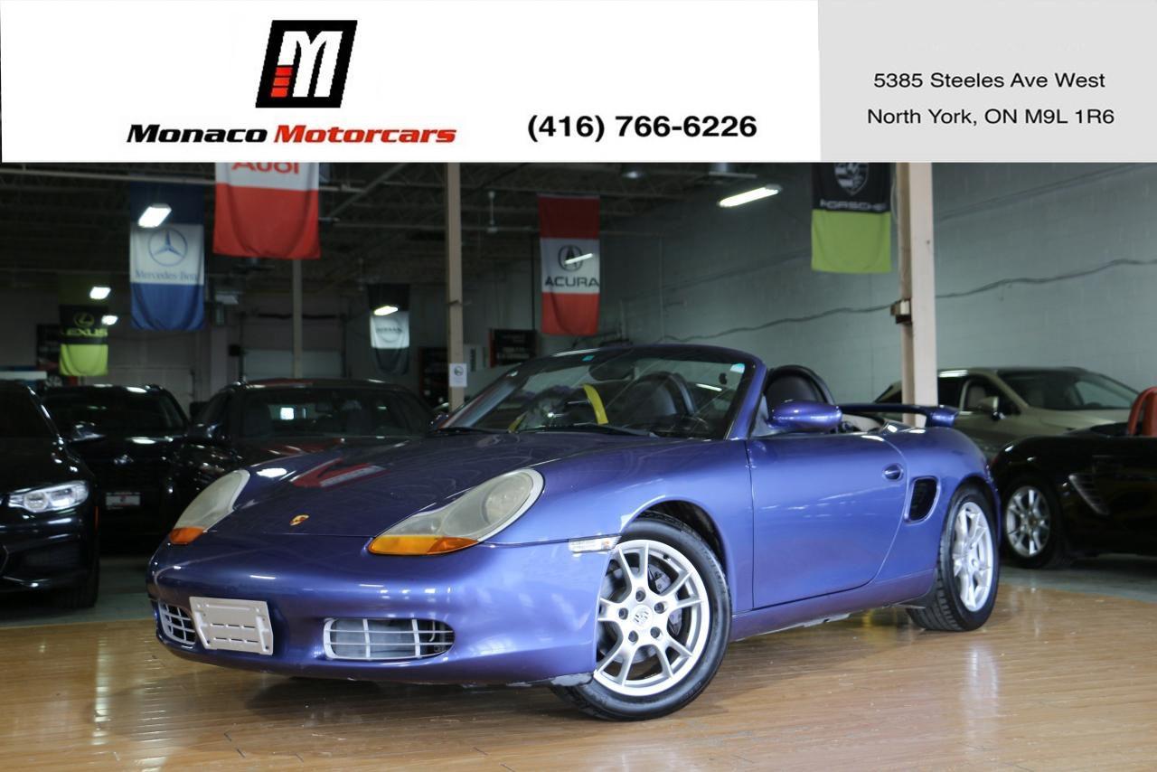 Used 1999 Porsche Boxster 2.5L - MANUAL|CAMERA|BLUETOOTH|SPOILER for sale in North York, ON