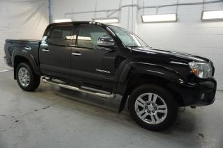 Used 2015 Toyota Tacoma V6 RWD PRE RUNNER LIMITED CERTIFIED *ACCIDENT FREE* CAMERA NAV BLUETOOTH LEATHER HEATED SEATS CRUISE ALLOYS for sale in Milton, ON