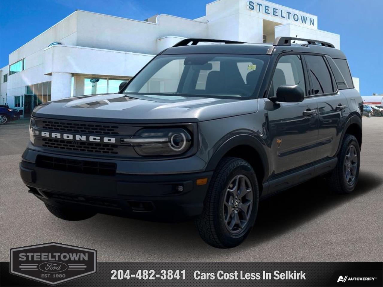 New 2024 Ford Bronco Sport Badlands  -  Heated Seats for sale in Selkirk, MB