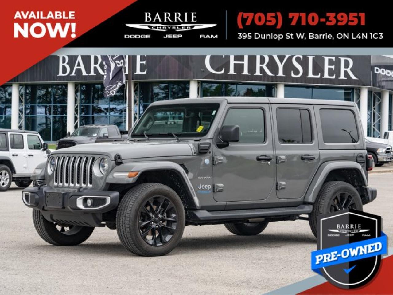 Used 2021 Jeep Wrangler 4xe Unlimited Sahara for sale in Barrie, ON