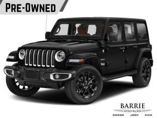 Used 2021 Jeep Wrangler Unlimited 4xe Sahara for sale in Barrie, ON