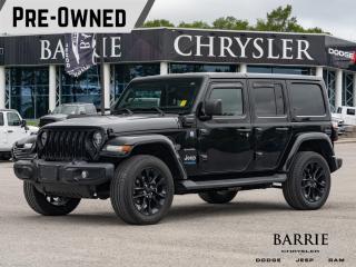 Used 2021 Jeep Wrangler Unlimited 4xe Sahara HEATED FRONT SEAT AND HEATED STEERING WHEEL | BODY COLOUR ROOF PACKAGE | KEYLESS ENTRY | NAVIGATION for sale in Barrie, ON