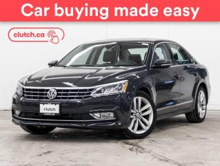 Used 2017 Volkswagen Passat Highline w/ Driver Assistance Pkg w/ Apple CarPlay & Android Auto, Adaptive Cruise Control, Heated Front Seats for sale in Toronto, ON
