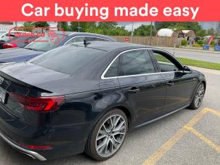 Used 2019 Audi A4 Technik AWD w/ Apple CarPlay & Android Auto, Around View Monitor, Adaptive Cruise Control for sale in Toronto, ON