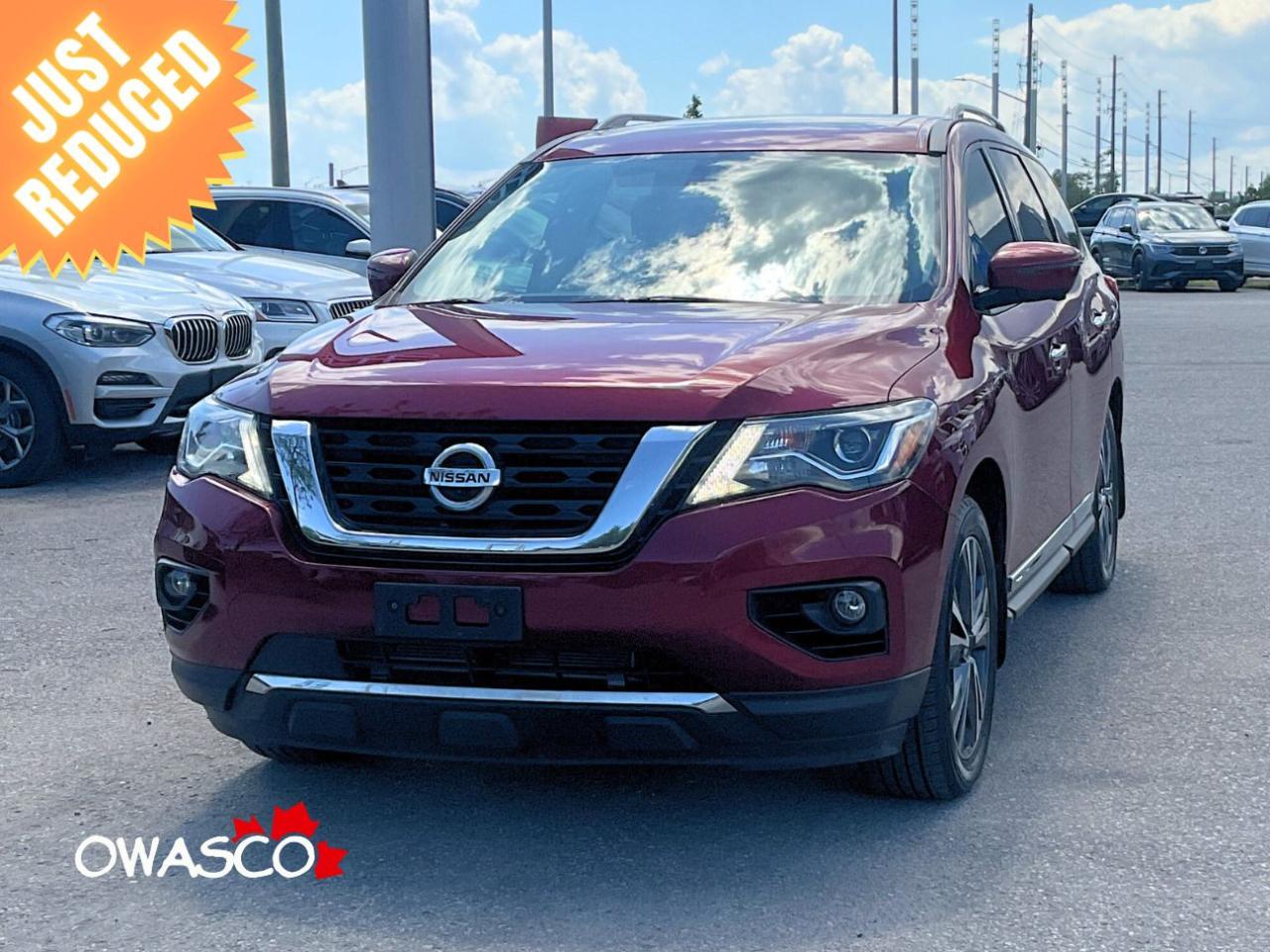 Used 2020 Nissan Pathfinder 3.5L Platinum Edition! Leather! Sunroof! for sale in Whitby, ON