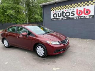 Used 2014 Honda Civic ( AUTOMATIQUE - 182 000 KM ) for sale in Laval, QC