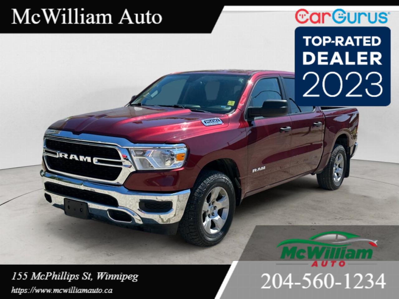 Used 2019 RAM 1500 Tradesman 4x4 Crew Cab 153.5 in. WB Automatic for sale in Winnipeg, MB