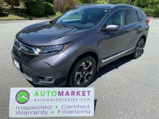 Used 2017 Honda CR-V TOURING AWD, CARPLAY, LOADED, FINANCING, WARRANTY, INSPECTED W/BCAA MBSHP! for sale in Langley, BC