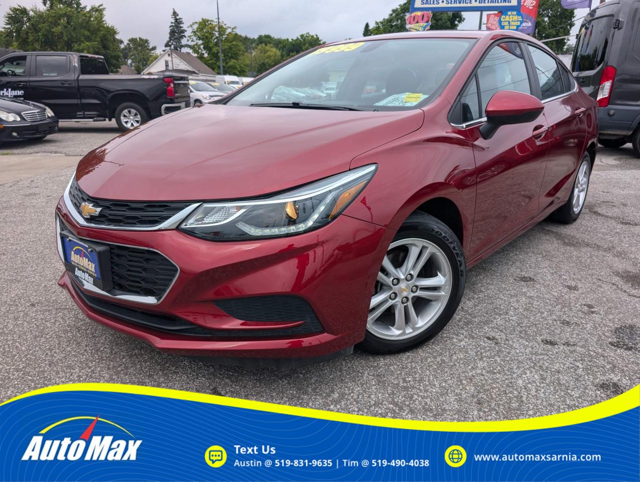 Used 2017 Chevrolet Cruze LT AUTO for sale in Sarnia, ON