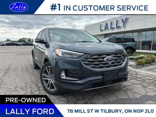Used 2022 Ford Edge Titanium, AWD, Nav, Moonroof, Leather! for sale in Tilbury, ON