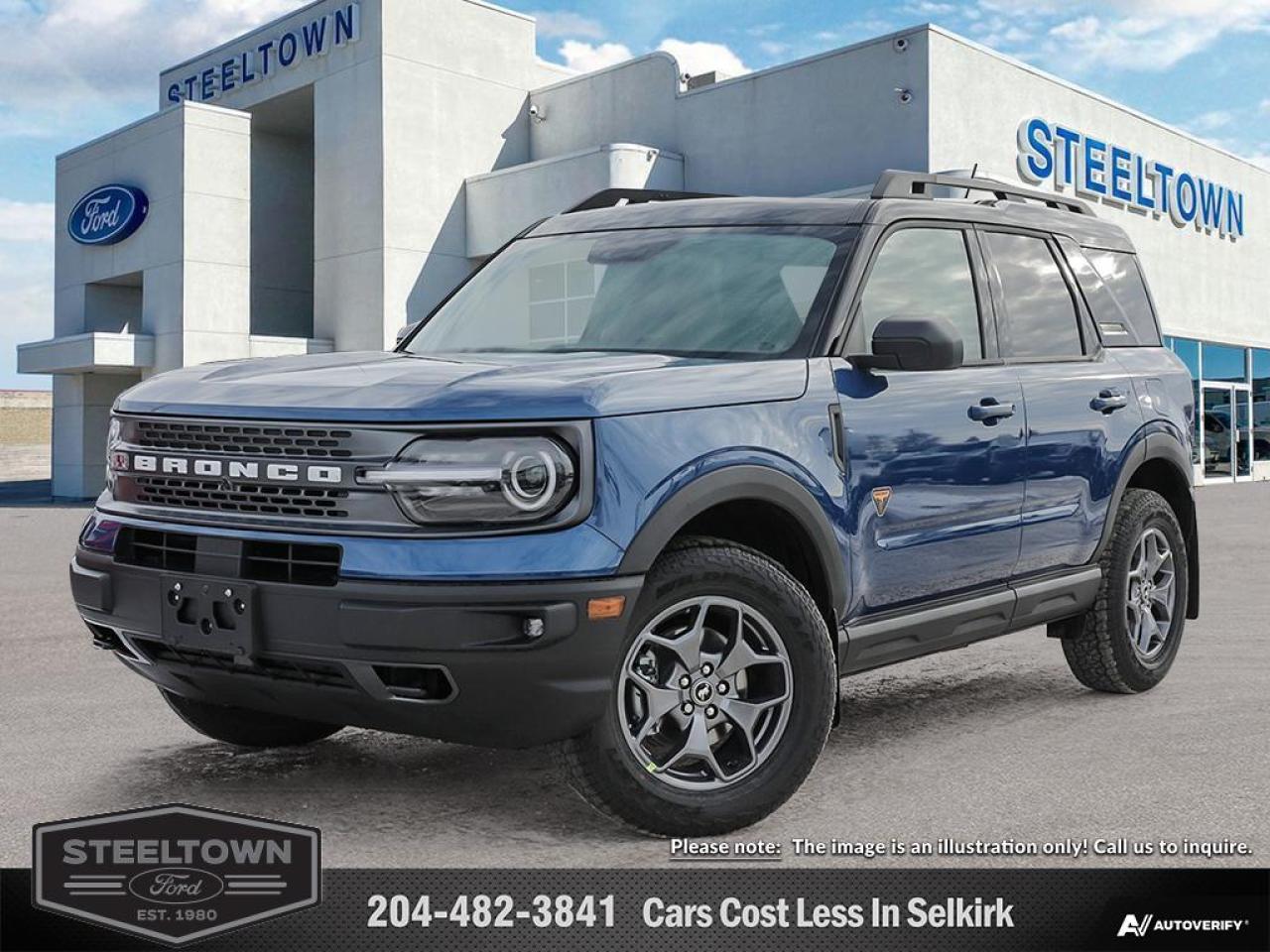 New 2024 Ford Bronco Sport Badlands  -  Heated Seats for sale in Selkirk, MB