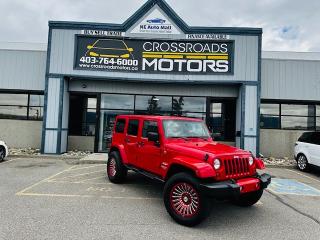 Used 2012 Jeep Wrangler SAHARA - UNLIMITED- LIFTED- UPGRADED WHEELS for sale in Calgary, AB