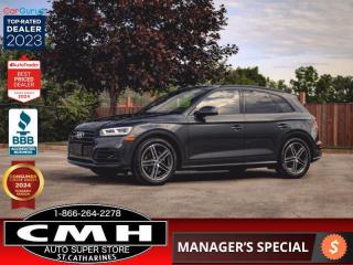Used 2019 Audi SQ5 3.0 Technik  **LOW MILEAGE - 1 OWNER** for sale in St. Catharines, ON