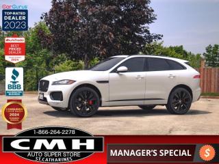 Used 2018 Jaguar F-PACE S AWD  **RED LEATHER - SUNROOF** for sale in St. Catharines, ON