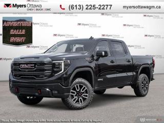New 2024 GMC Sierra 1500 AT4  AT4, CREW CAB, 3.0 DIESEL, SPORT STEPS, IN STOCK for sale in Ottawa, ON